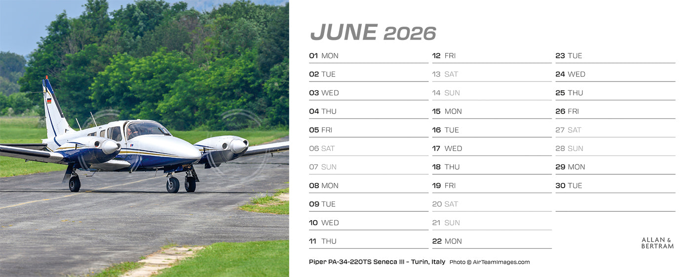 Flightpath Desk Calendar