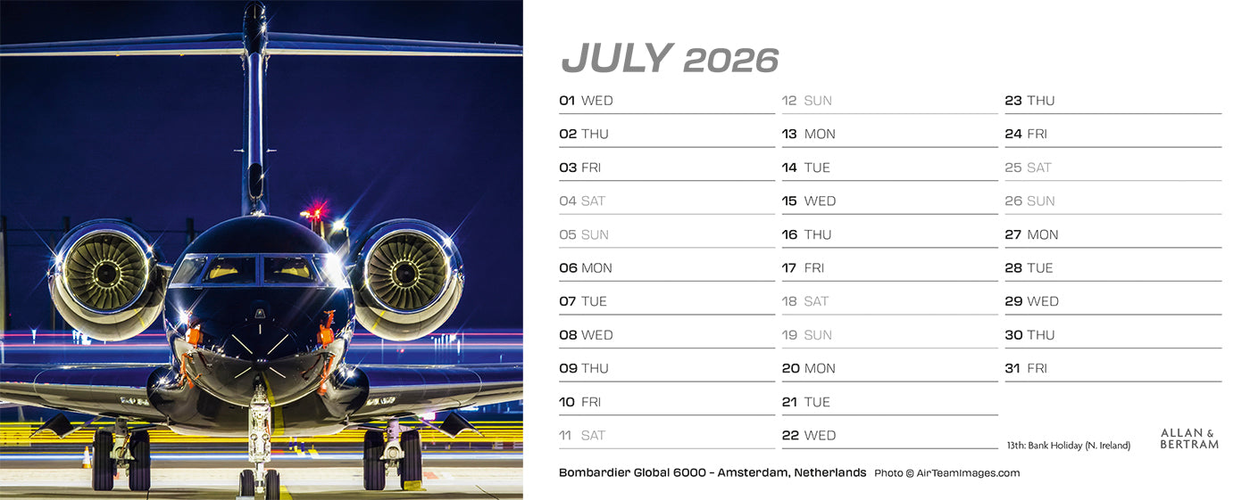 Flightpath Desk Calendar