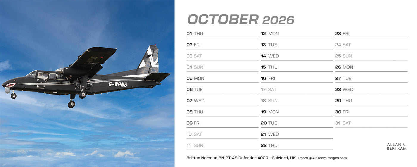 Flightpath Desk Calendar
