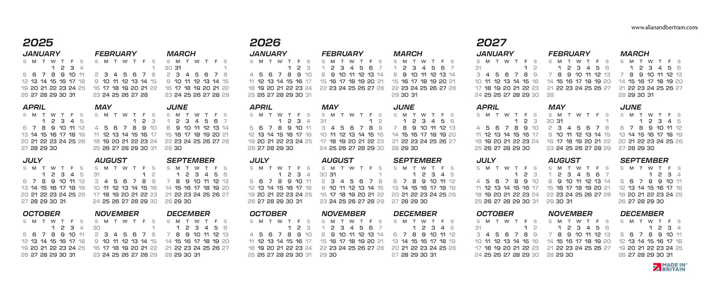 Flightpath Desk Calendar