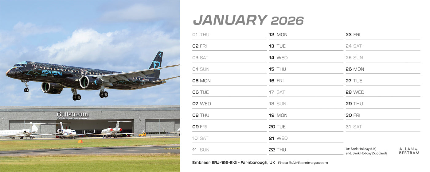 Flightpath Desk Calendar