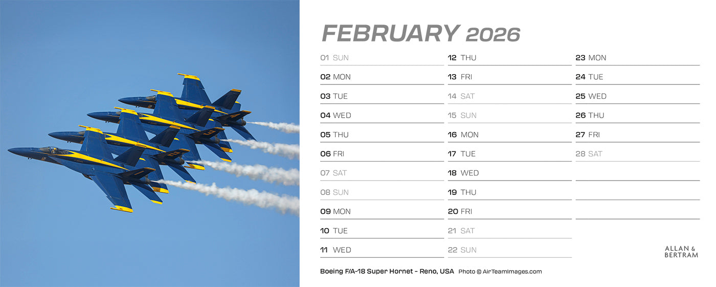 Flightpath Desk Calendar