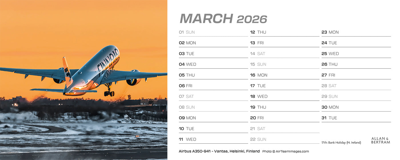 Flightpath Desk Calendar