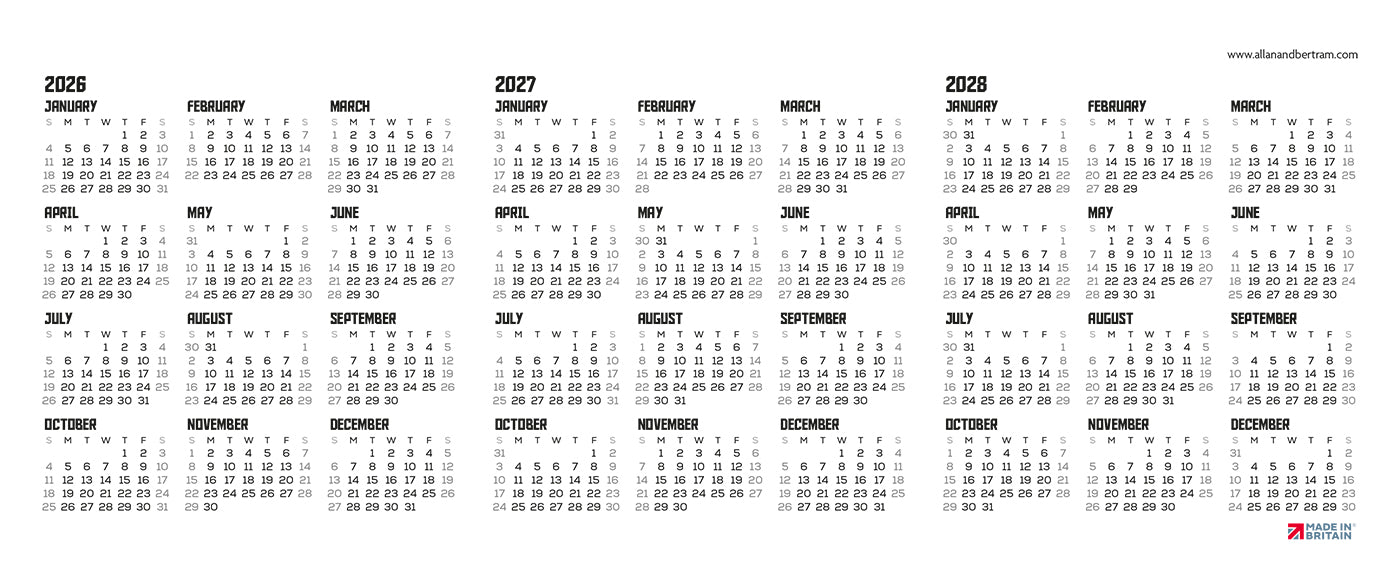 Flying Legends Desk Calendar