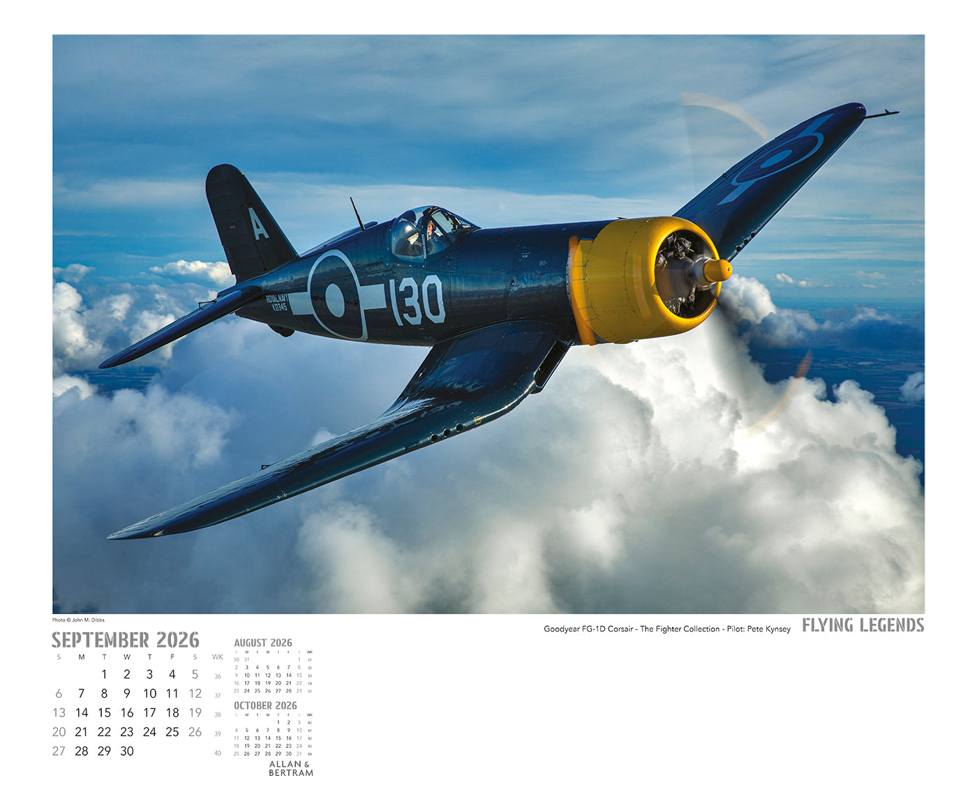 Flying Legends Wall Calendar