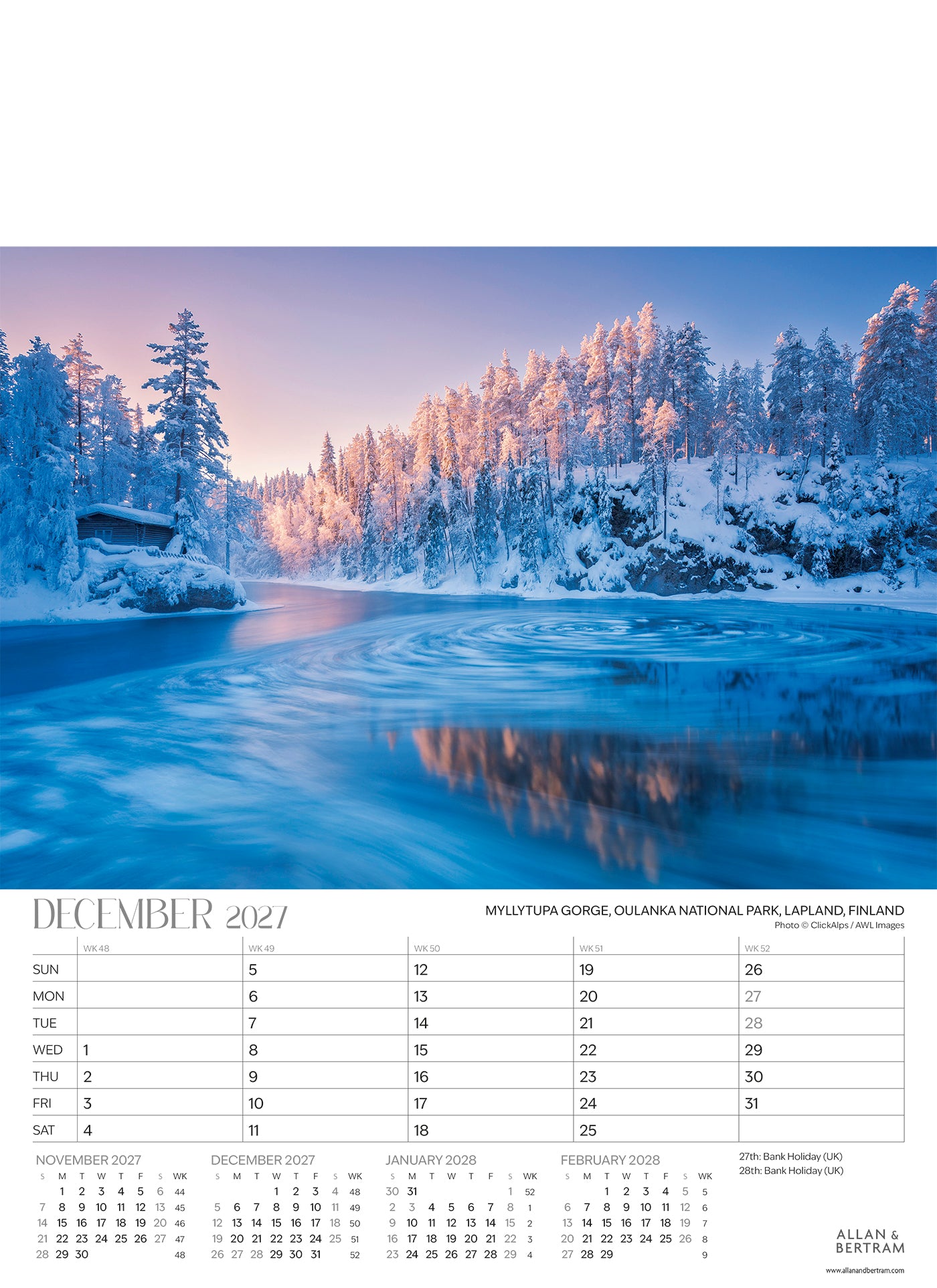 The Grand Tour Junior Wall Calendar