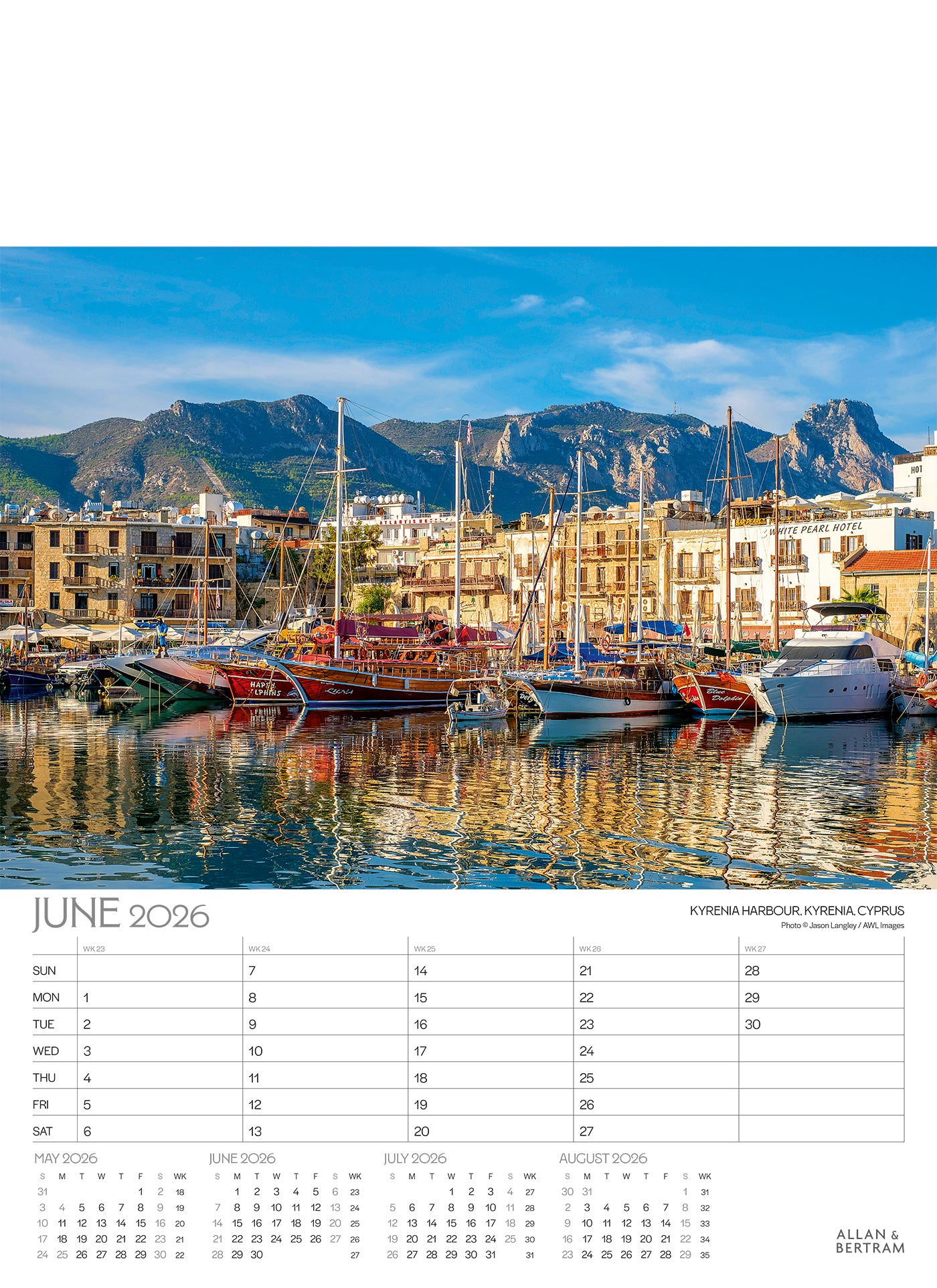 The Grand Tour Junior Wall Calendar