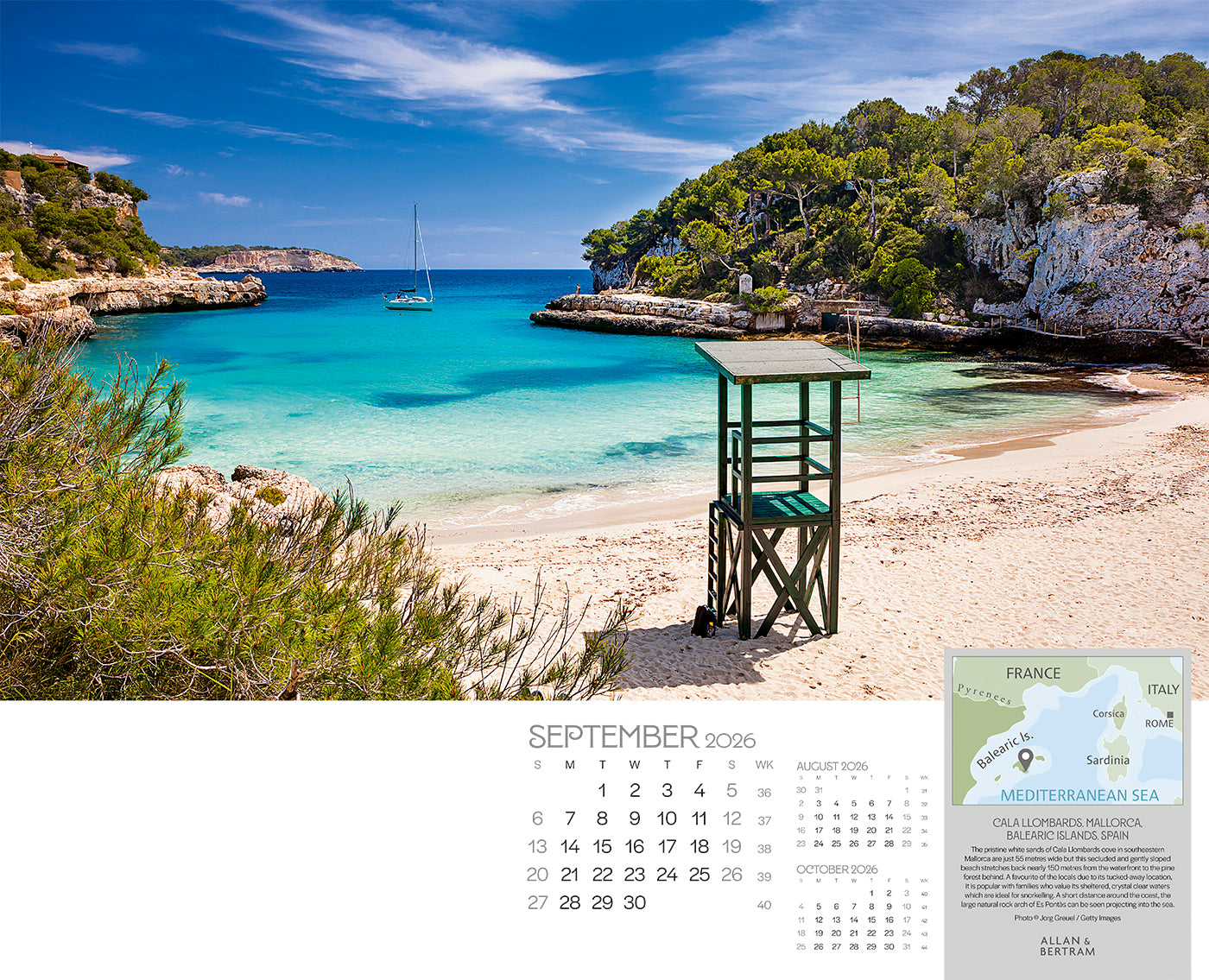 The Grand Tour Wall Calendar