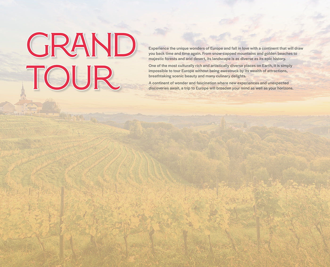 The Grand Tour Wall Calendar