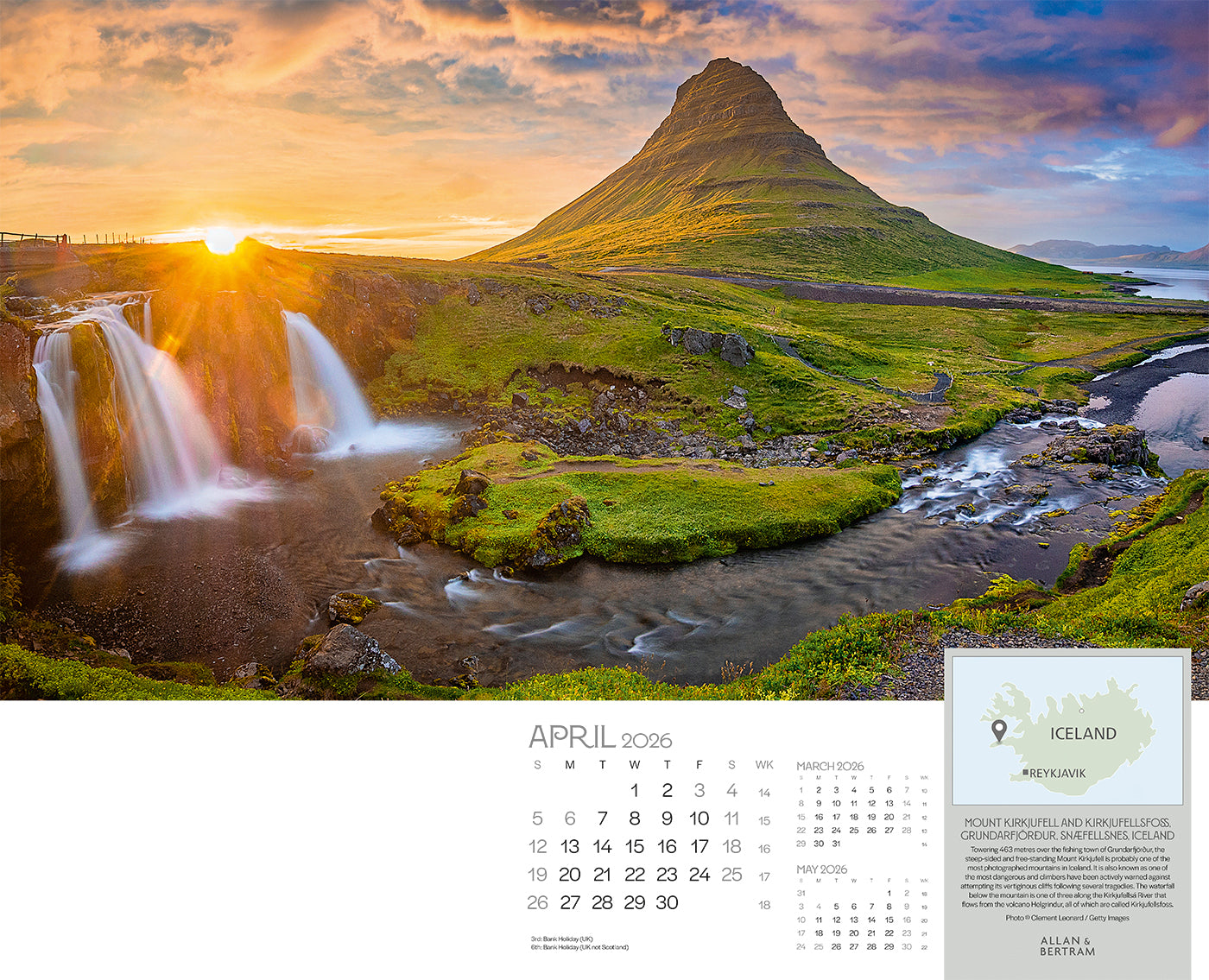 The Grand Tour Wall Calendar