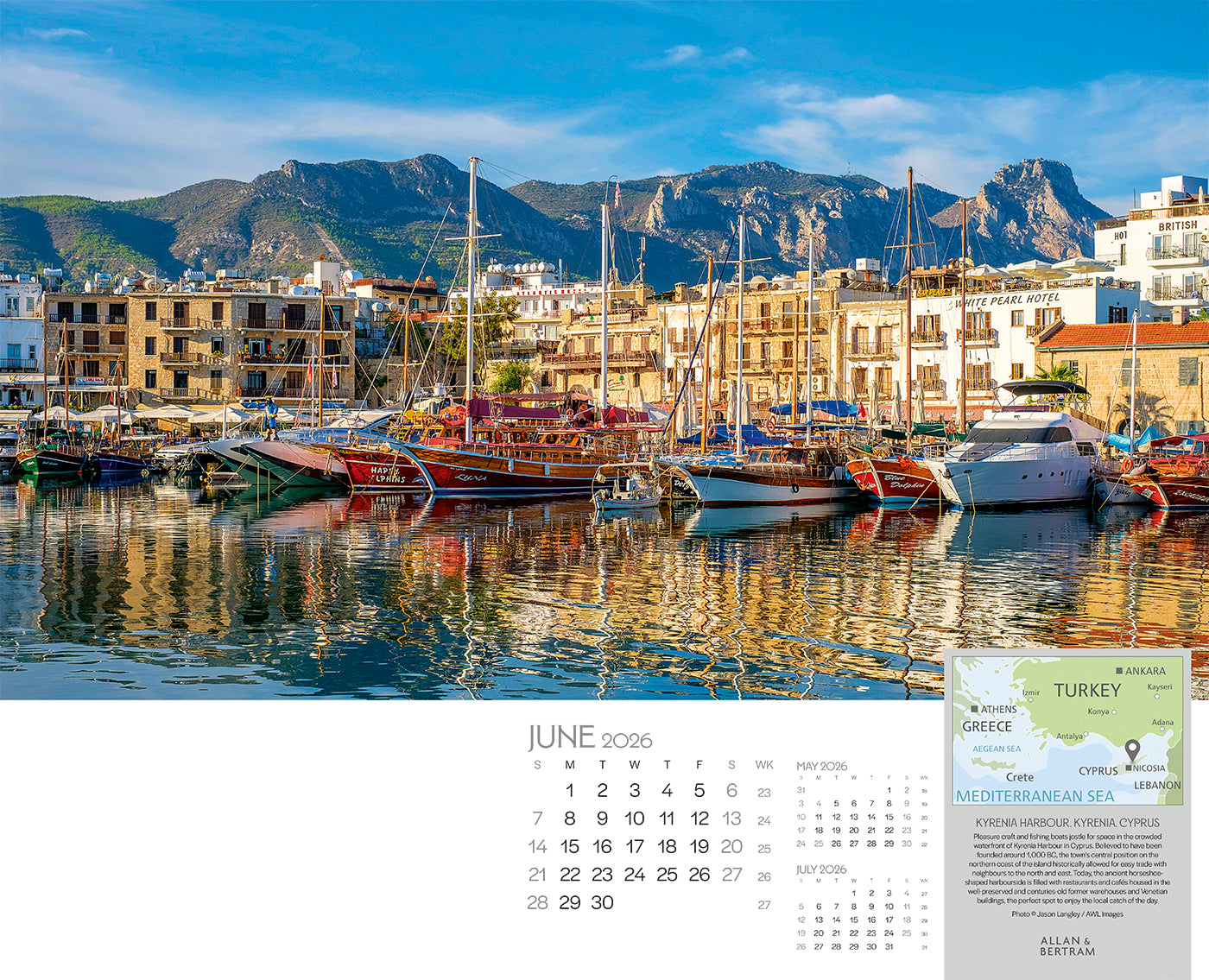 The Grand Tour Wall Calendar