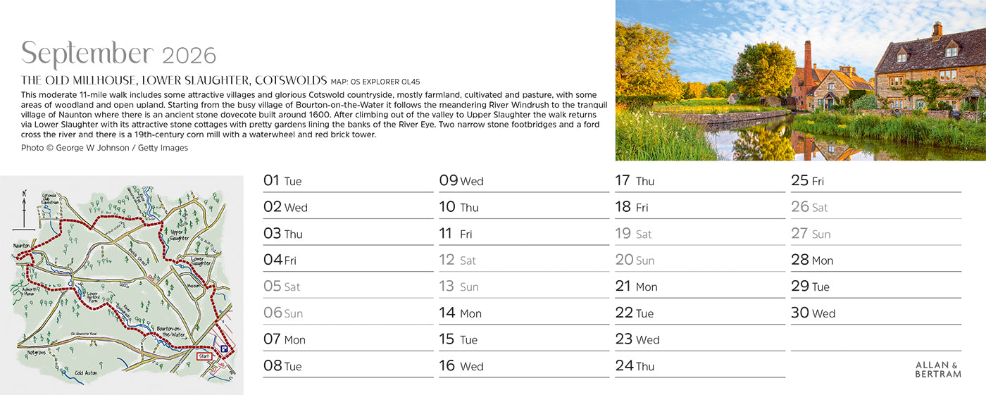 Great Britain Desk Calendar