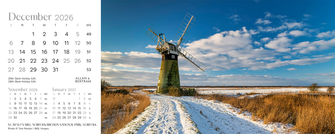 Great Britain Desk Calendar