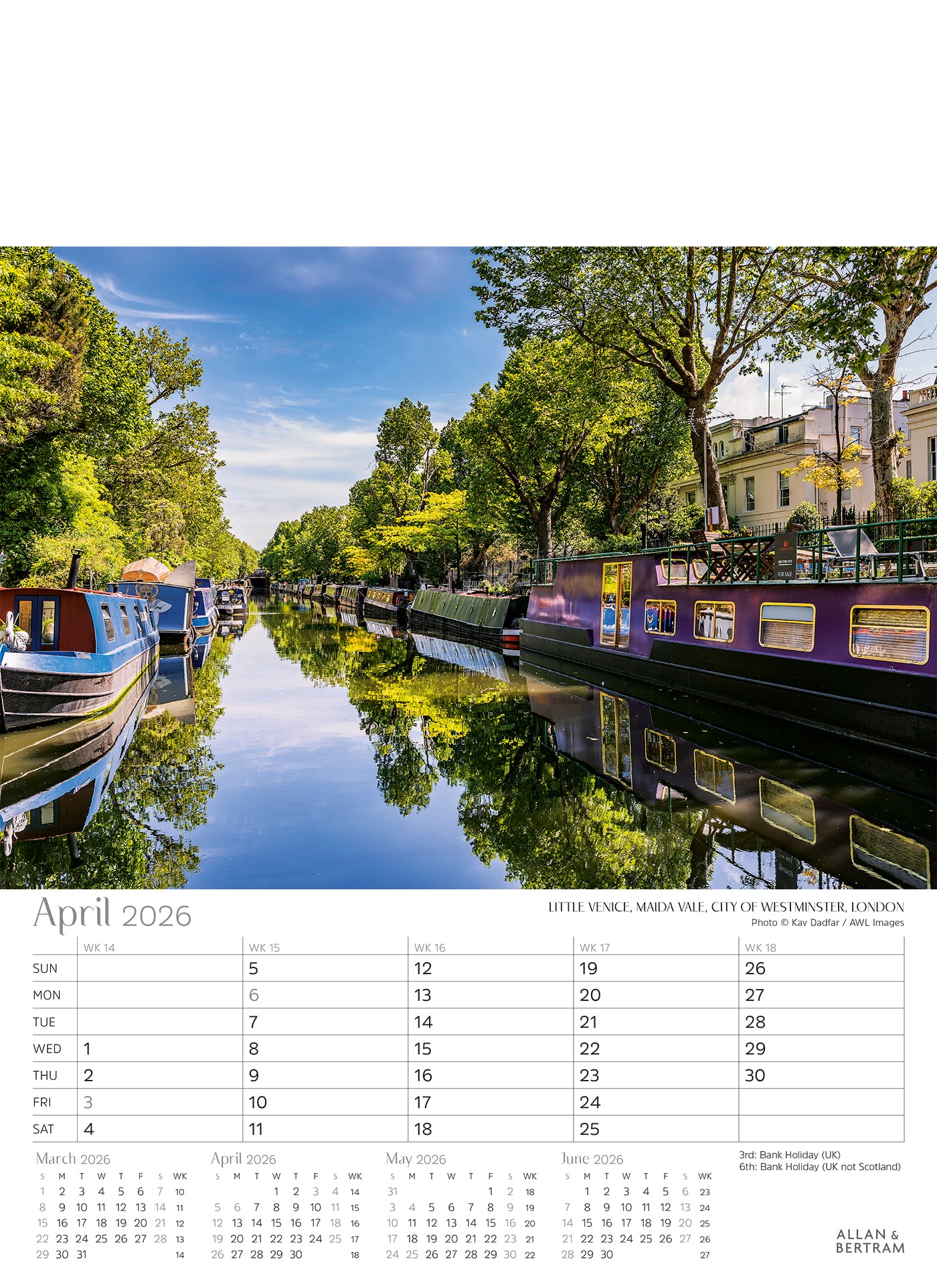 Great Britain Junior Wall Calendar