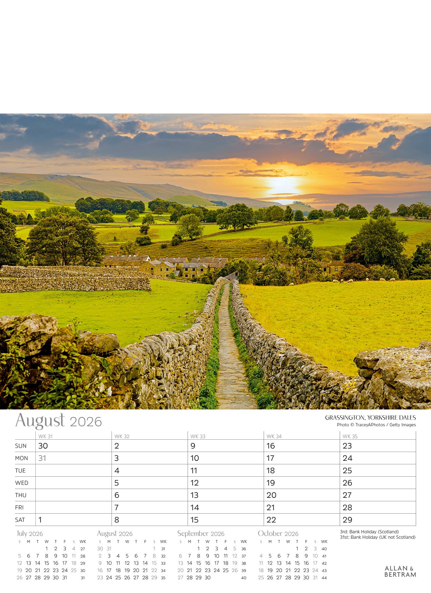 Great Britain Junior Wall Calendar