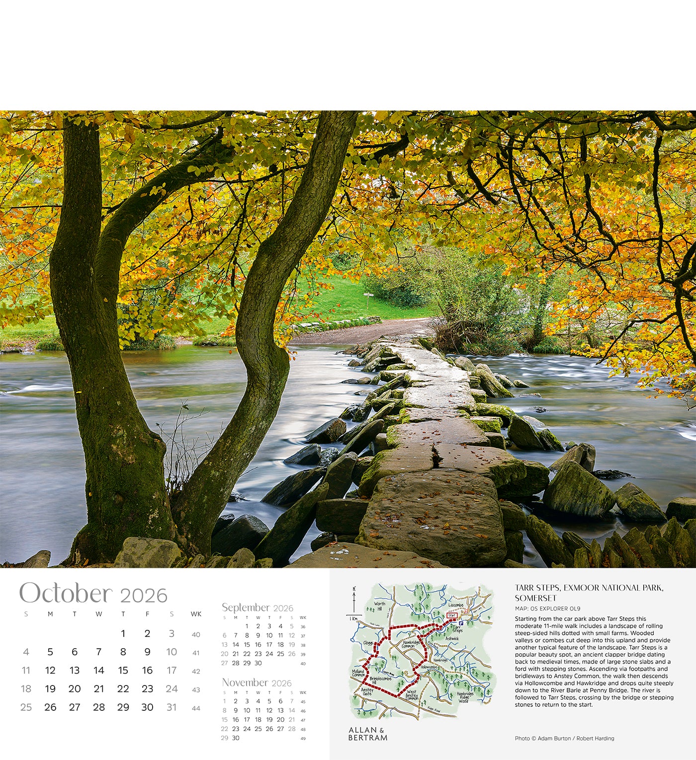 Great Britain Wall Calendar