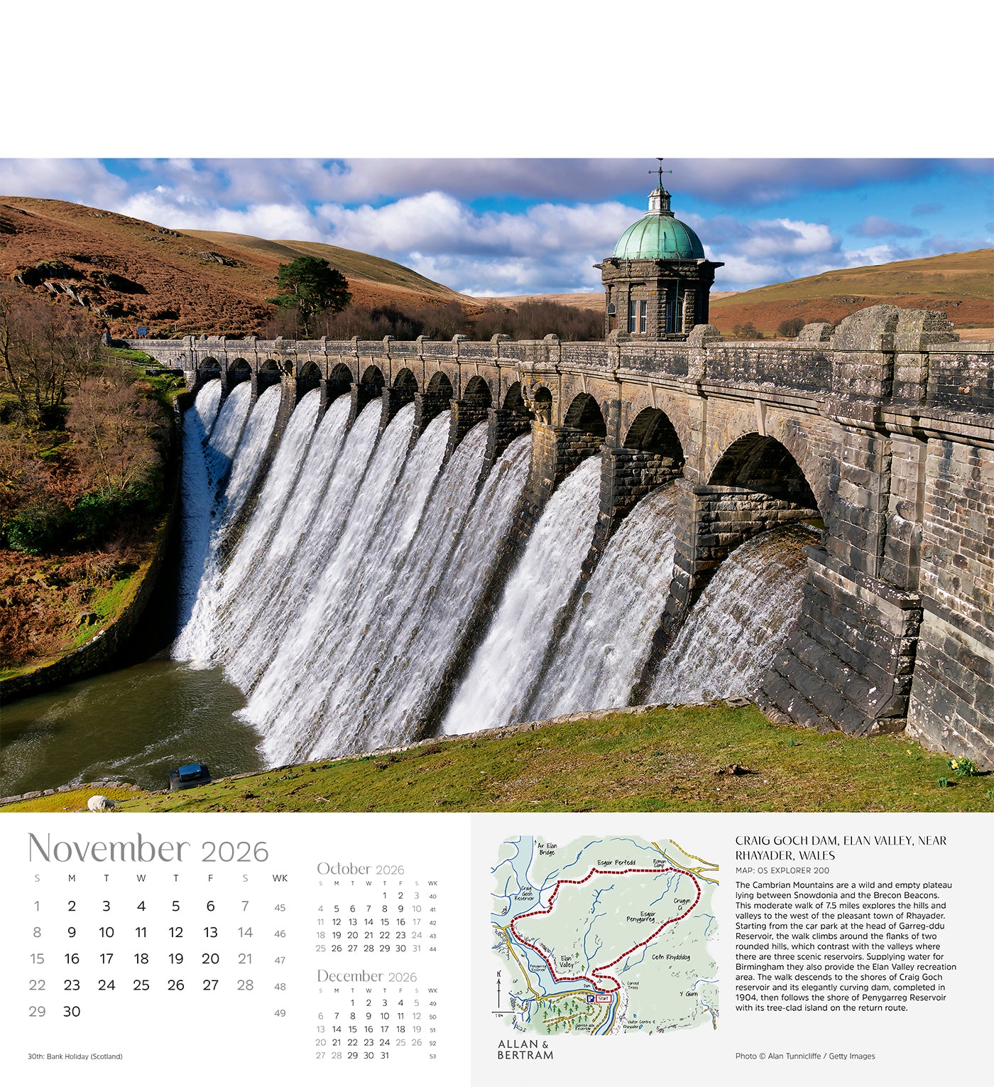 Great Britain Wall Calendar