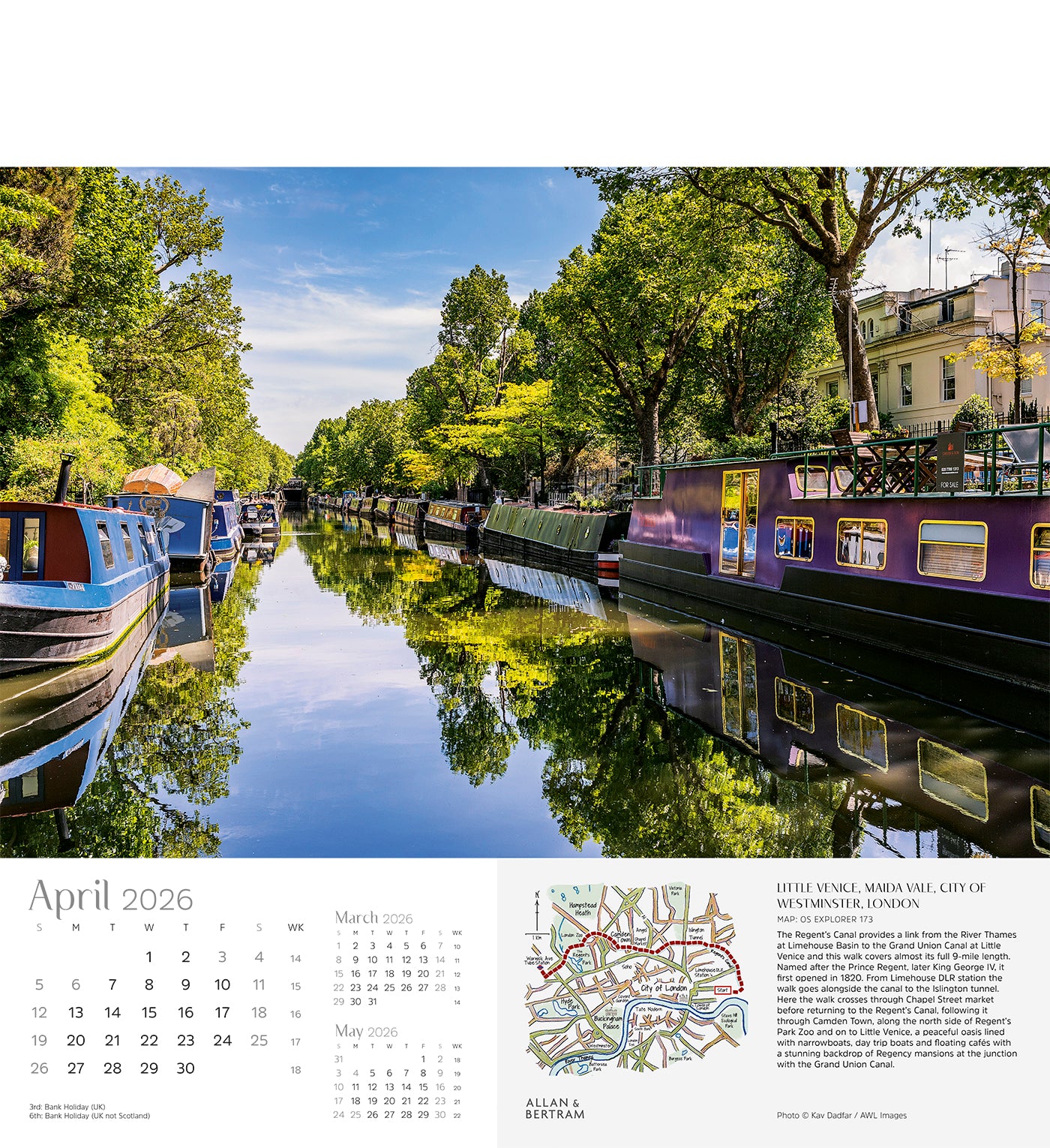 Great Britain Wall Calendar