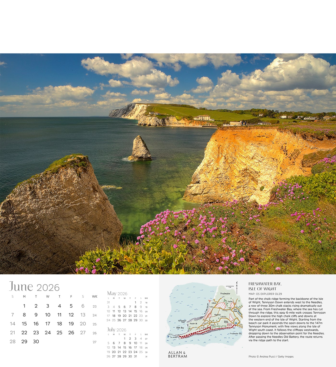 Great Britain Wall Calendar