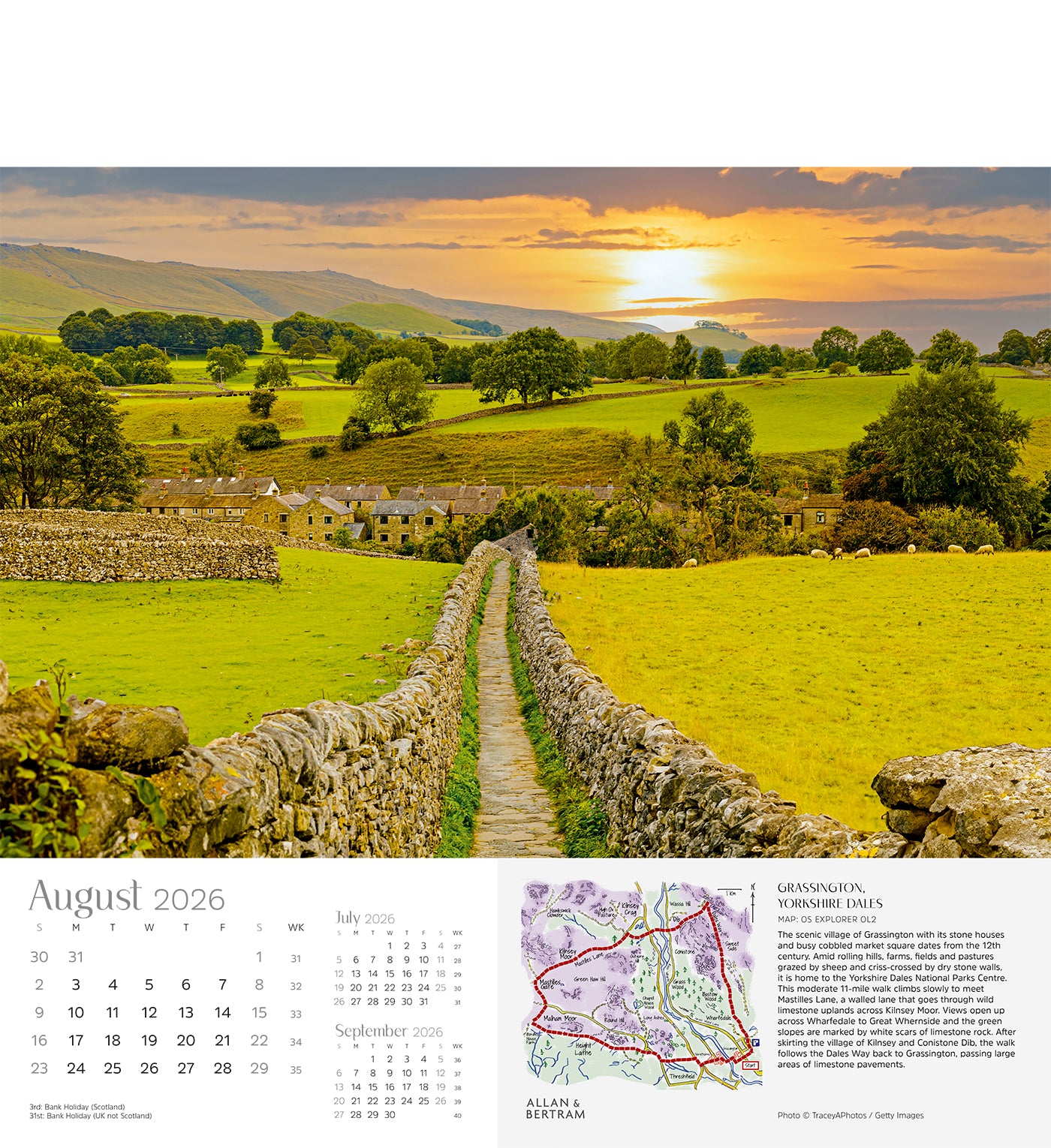 Great Britain Wall Calendar