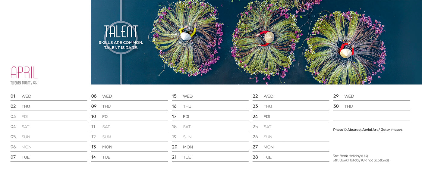 Inspired Thinking Desk Calendar