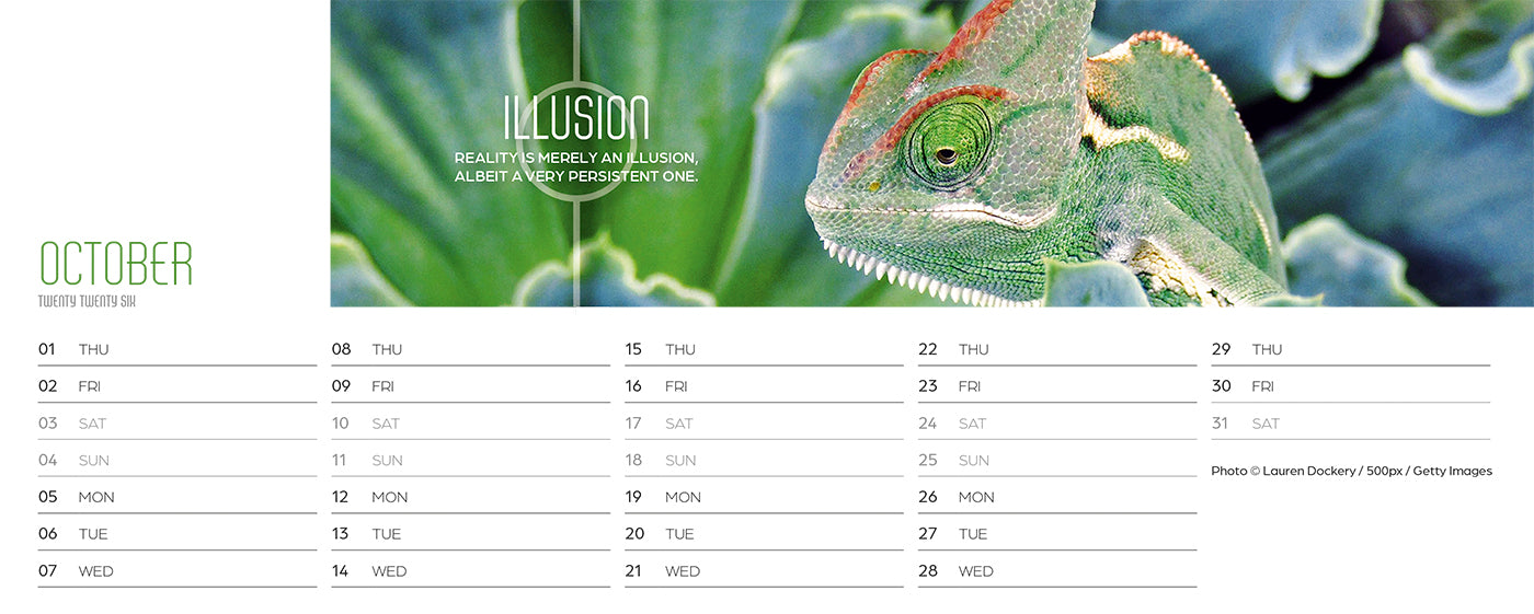 Inspired Thinking Desk Calendar