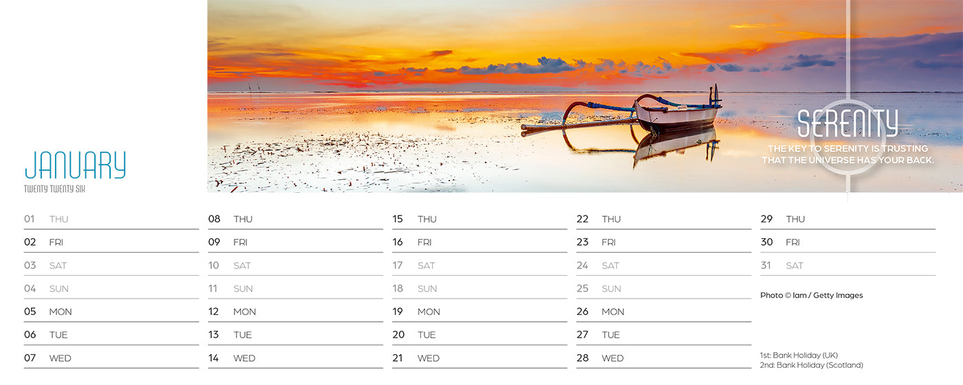 Inspired Thinking Desk Calendar