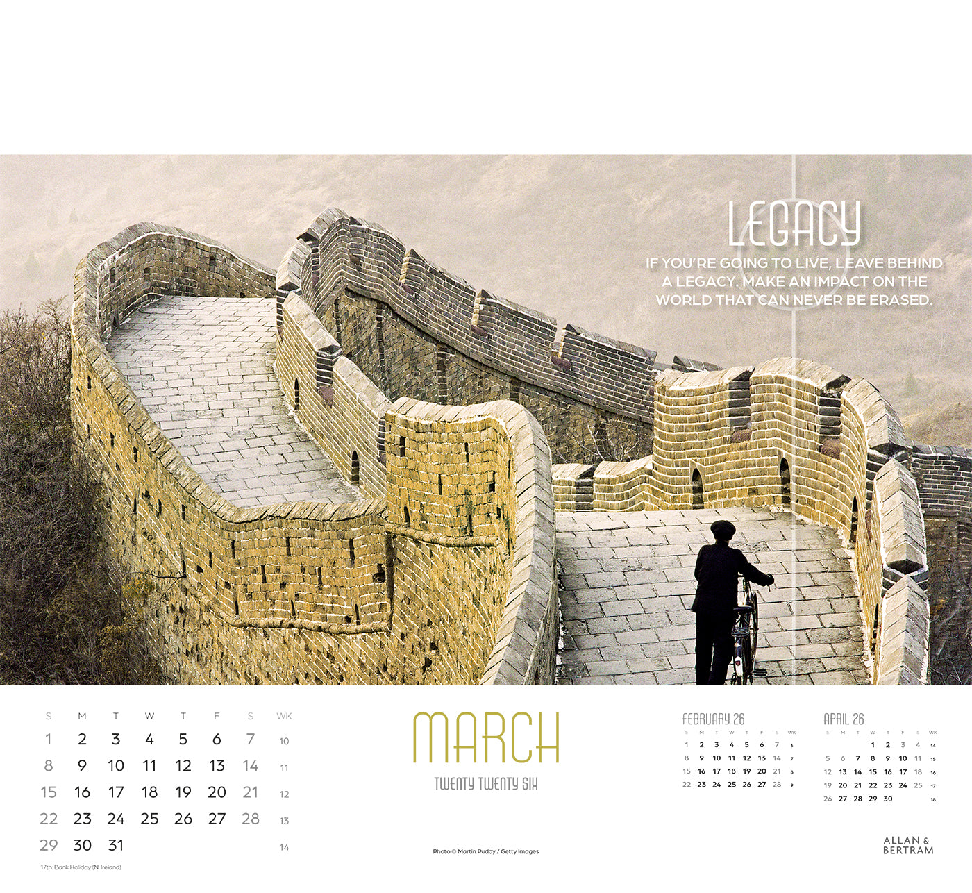 Inspired Thinking Wall Calendar