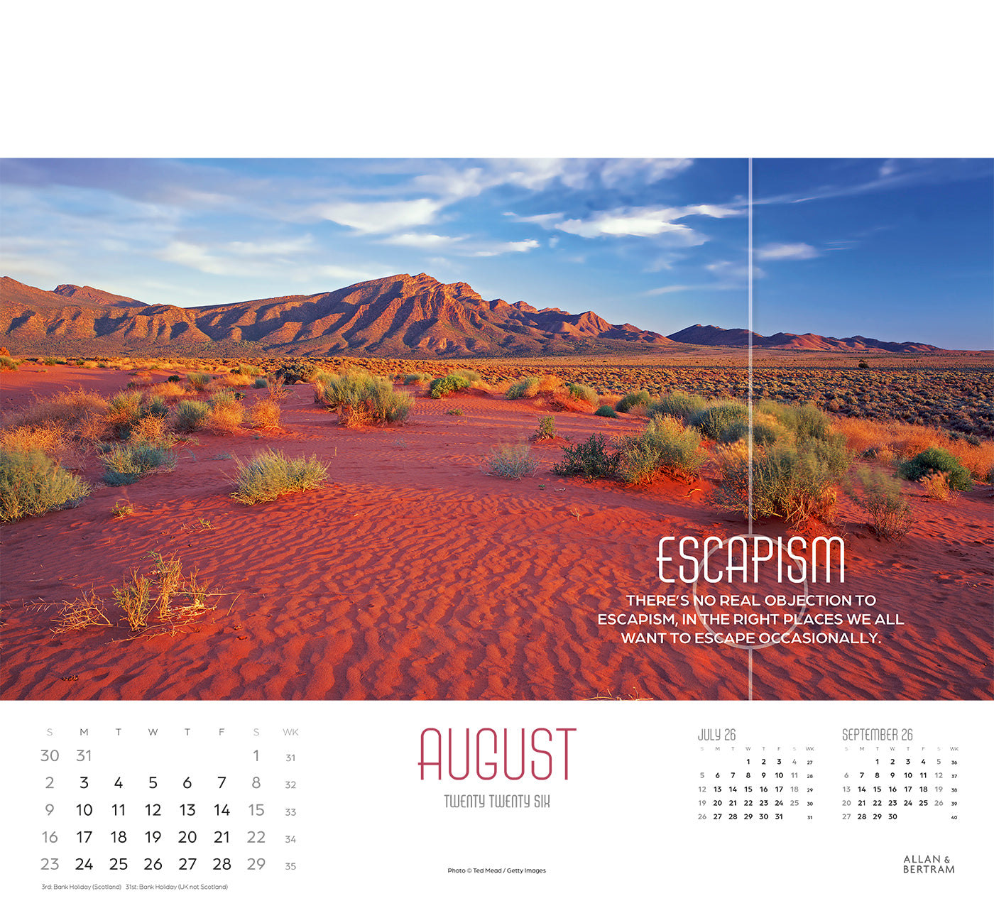 Inspired Thinking Wall Calendar