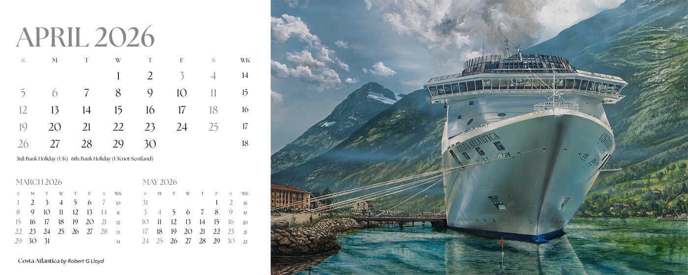 Maritime Gallery Desk Calendar