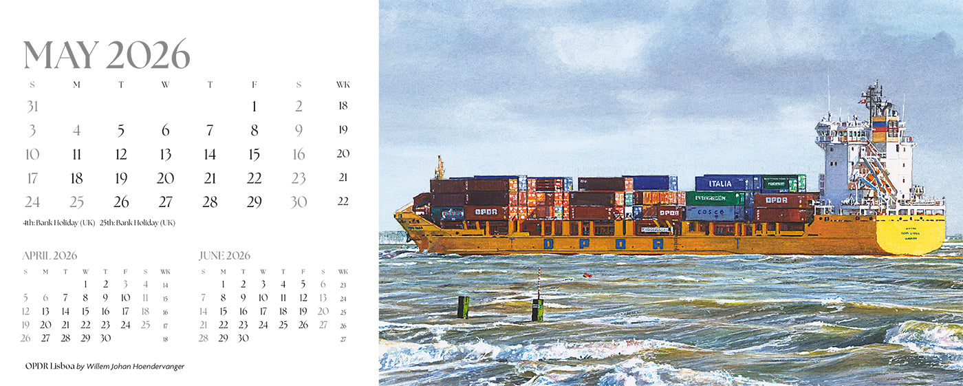Maritime Gallery Desk Calendar
