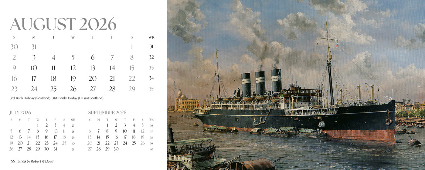 Maritime Gallery Desk Calendar