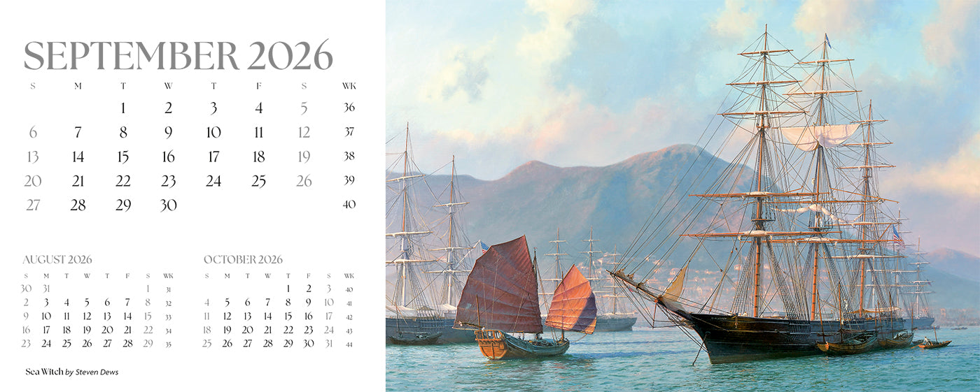 Maritime Gallery Desk Calendar