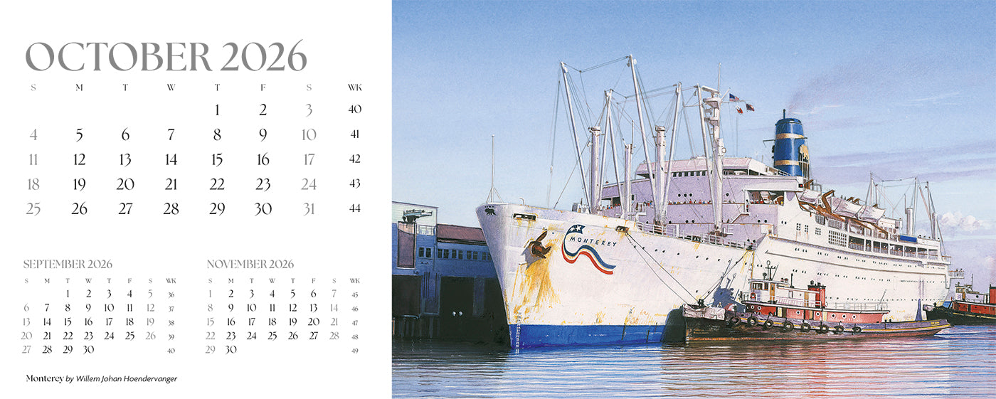 Maritime Gallery Desk Calendar