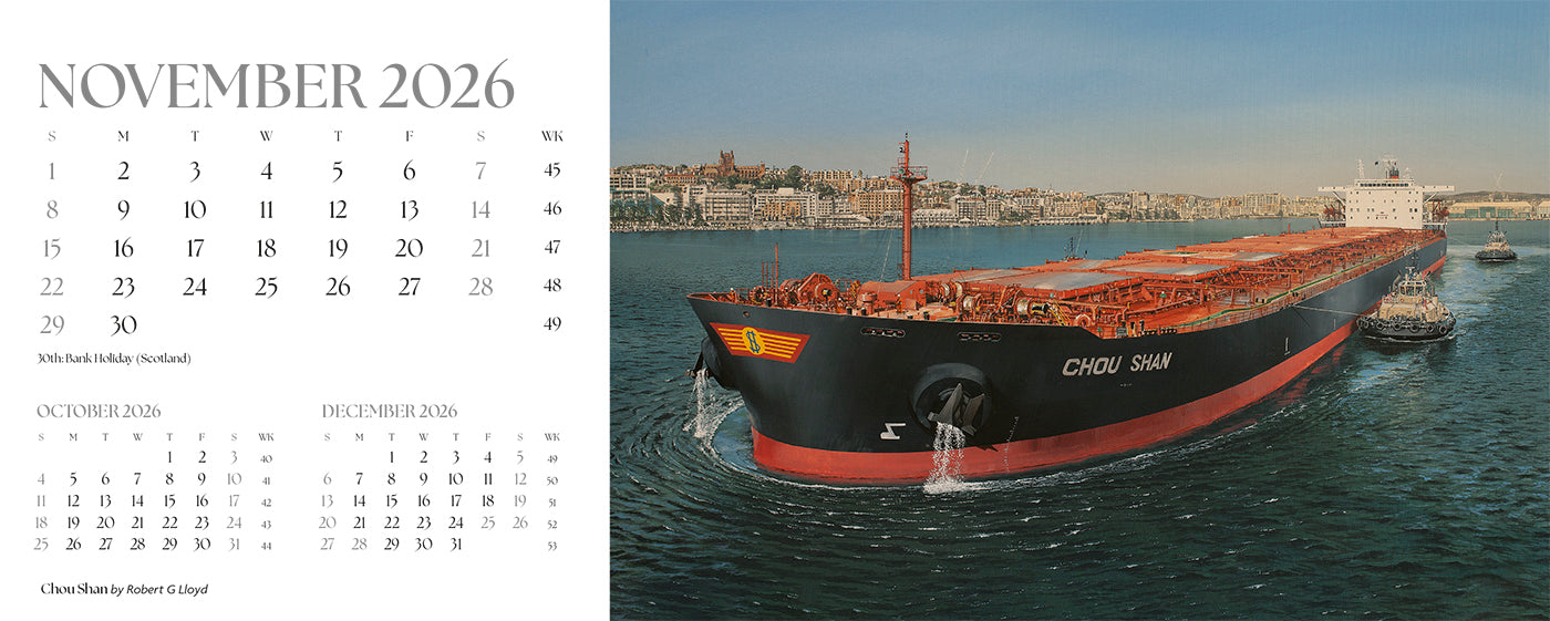 Maritime Gallery Desk Calendar