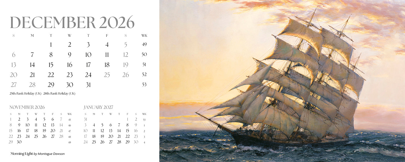 Maritime Gallery Desk Calendar
