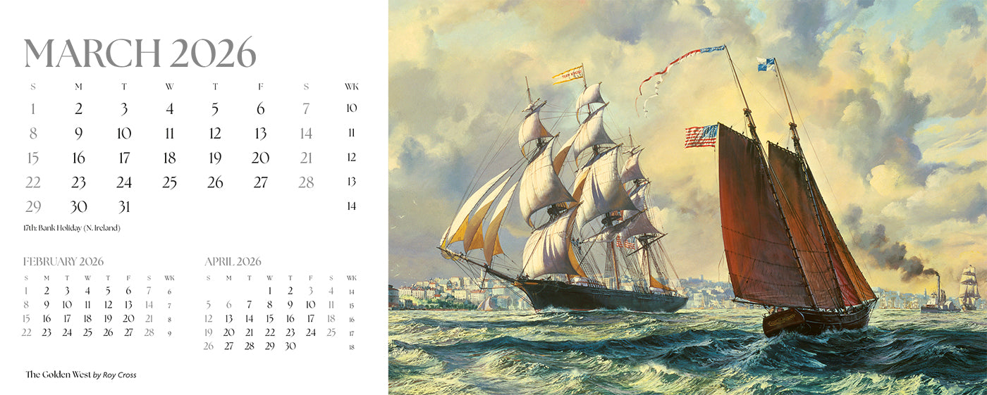 Maritime Gallery Desk Calendar