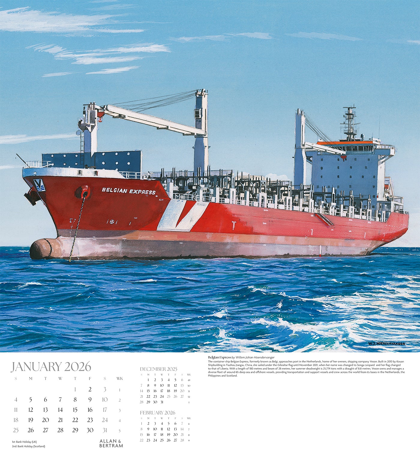 Maritime Gallery Wall Calendar