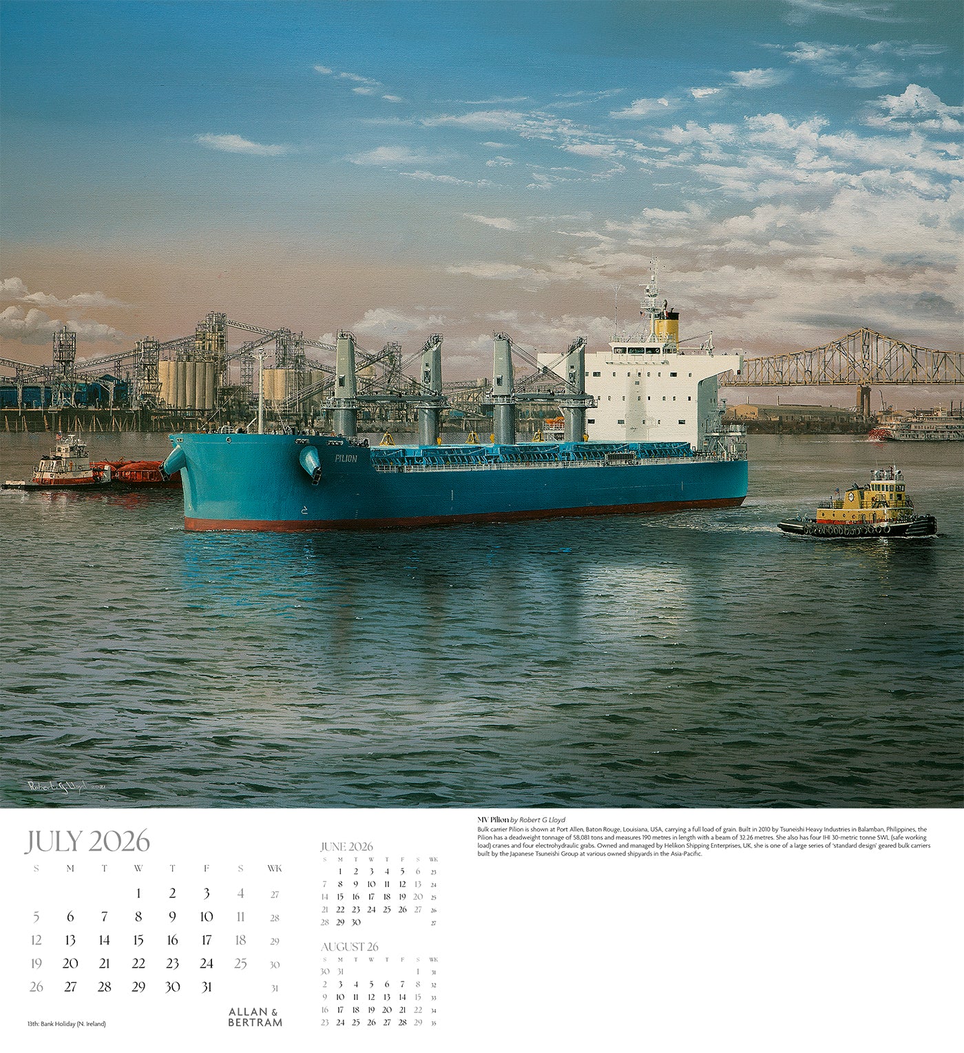 Maritime Gallery Wall Calendar