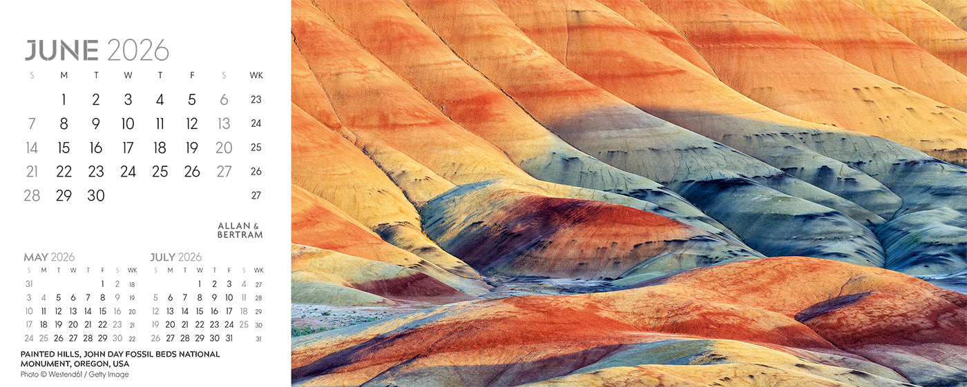 Nature's Architecture Desk Calendar