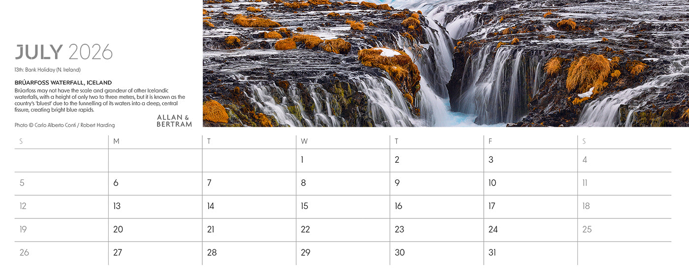 Nature's Architecture Desk Calendar
