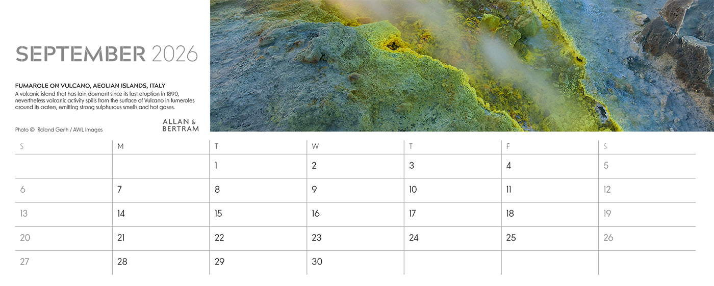 Nature's Architecture Desk Calendar
