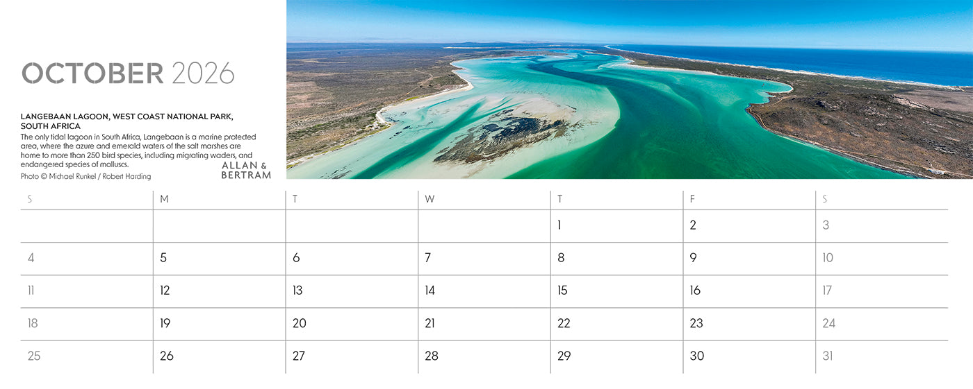 Nature's Architecture Desk Calendar