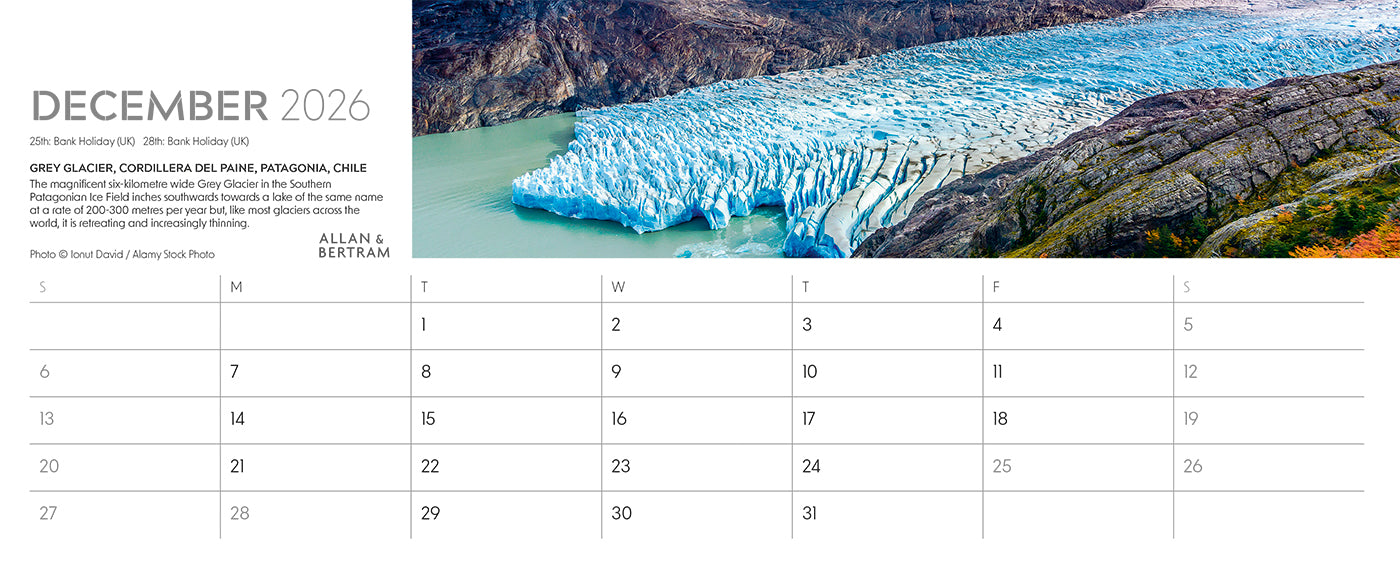 Nature's Architecture Desk Calendar