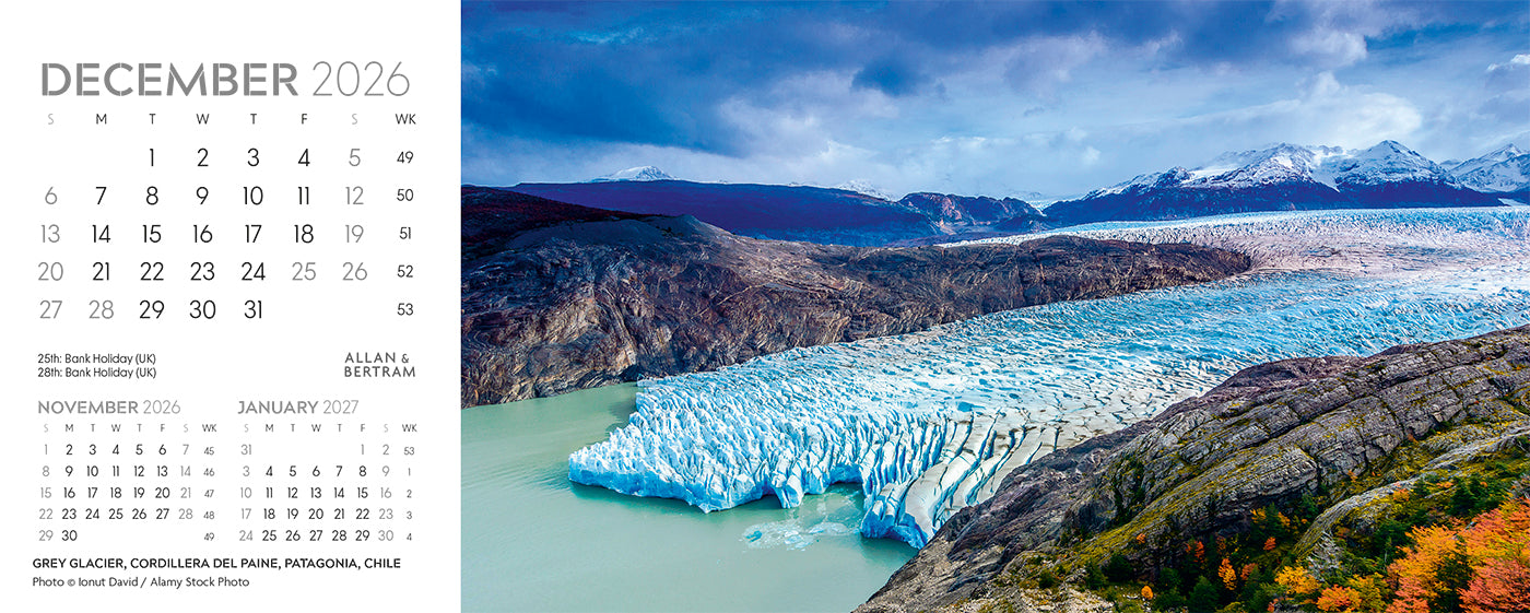 Nature's Architecture Desk Calendar
