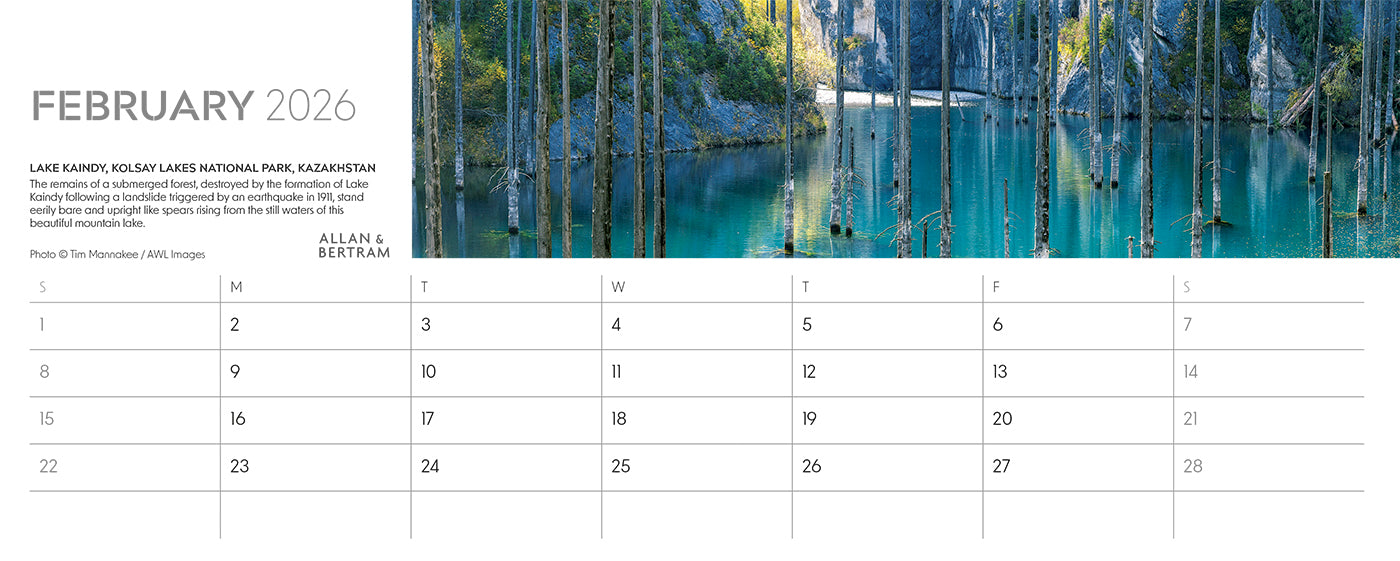 Nature's Architecture Desk Calendar