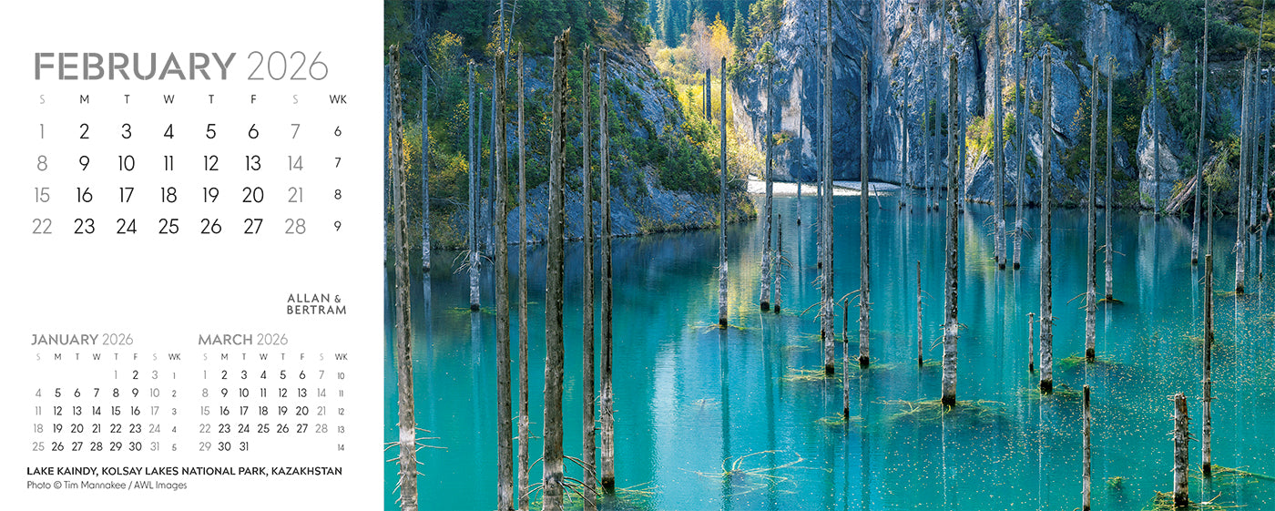 Nature's Architecture Desk Calendar