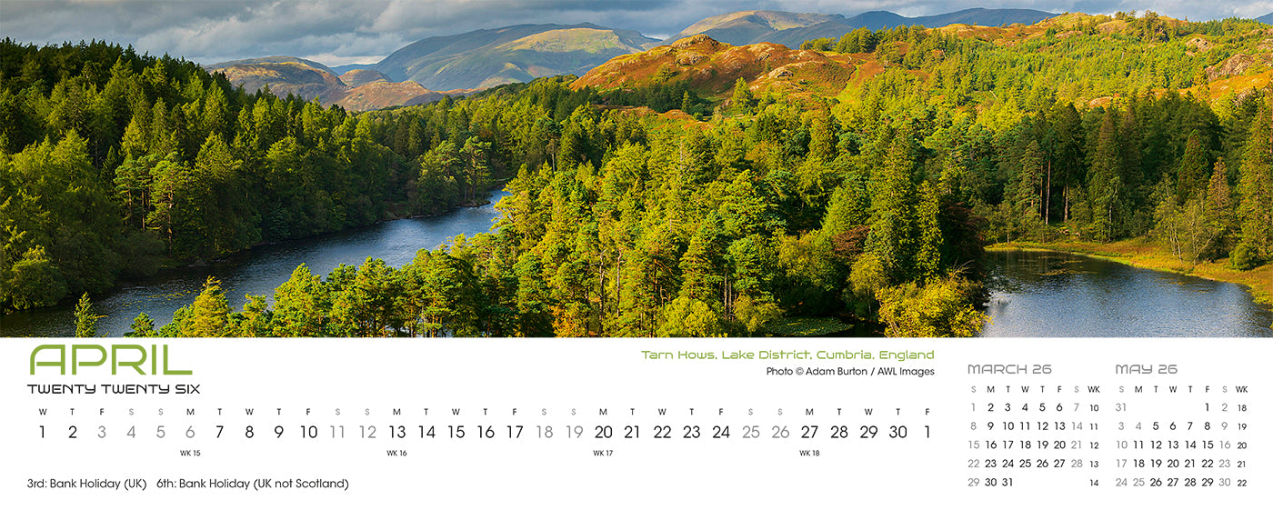 Panorama Desk Calendar