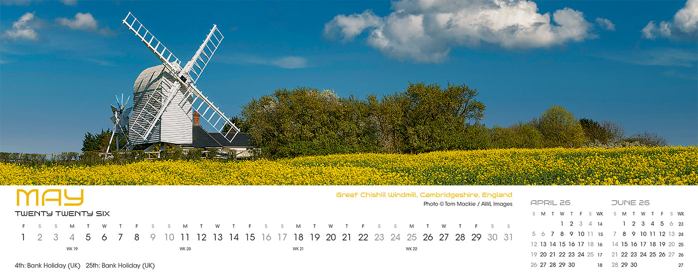 Panorama Desk Calendar