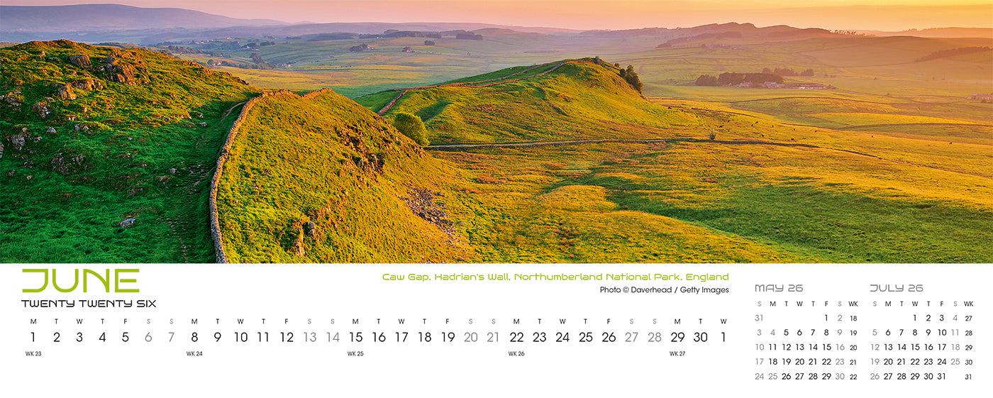 Panorama Desk Calendar